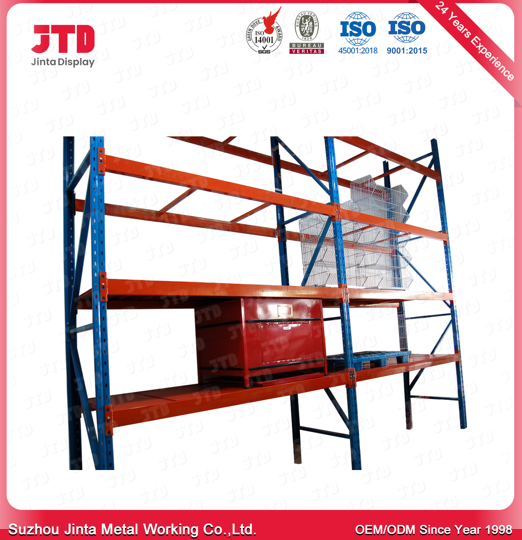 1 Ton Warehouse Metal Racks Disassemble 900mm Square Shape