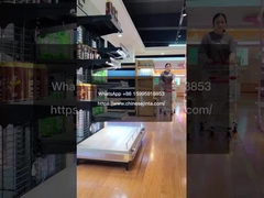 What is a shelf where wine is stored? Steel Wine Display Shelving For Retail Stores Supermarket 