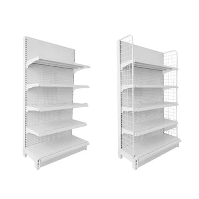 Retail Display Stand With Two Side Wire Supermarket Display Shelf