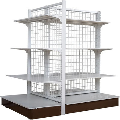 Stable Durable Supermarket Display Shelving For Customized Product Display