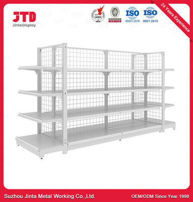 Buy Adjustable Metal Grocery Store Display Racks Gondola Metal Wire Supermarket Shelving online manufacture
