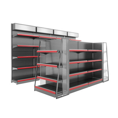 buy Metal Supermarket Shelf Gondola Display 30-100kg Capacity online manufacture