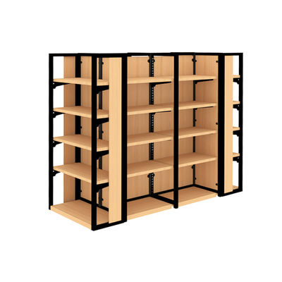 buy Metallic Supermarket Shelf Light Duty Display Rack 30-100KGS Capacity online manufacture