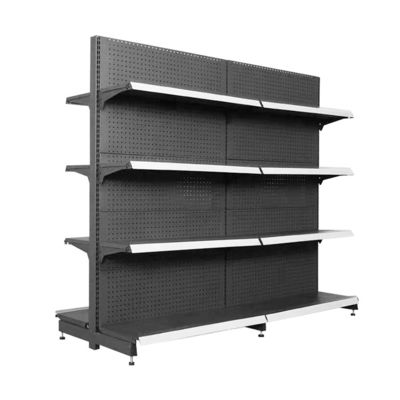 Buy Customizable Size 5-Shelf Powder Coated Gondola Shelving for Supermarket Display online manufacture