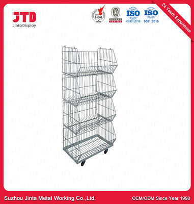 buy 900mm Supermarket Shelving Accessories OEM Powder Coated Wire Cage online manufacture