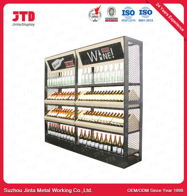 Buy 900mm Metal Wood Shelving Unit 5 Layers Supermarket Steel Rack online manufacture