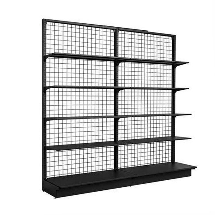 Wire Mesh Supermarket Gondola Shelving Display Rack Store Wire Display