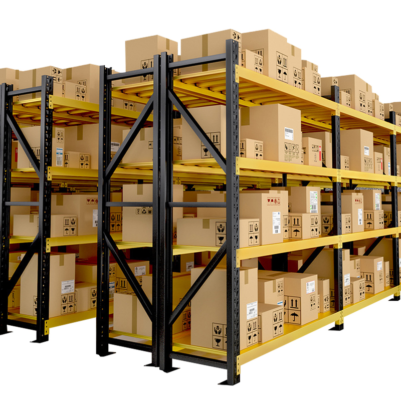 540-900kg Powder Coated Warehouse Metal Racks