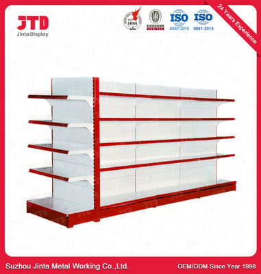 Commercial Retail Store Gondola Supermarket Display Shelving Powder Coated