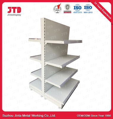 S50 Double Sides Gondola Shop Shelving Powder Coated Finish
