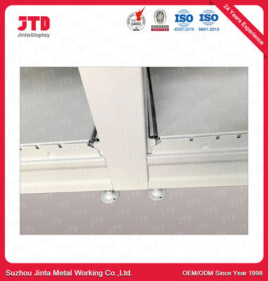 S50 Double Sides Gondola Shop Shelving Powder Coated Finish