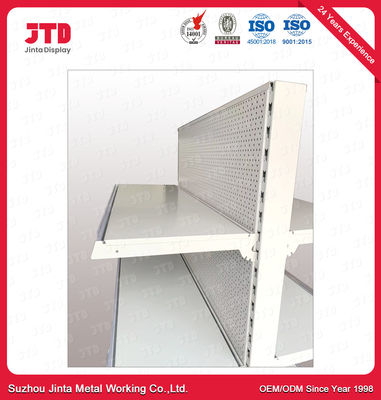 S50 Double Sides Gondola Shop Shelving Powder Coated Finish