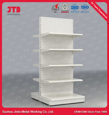 S50 Double Sides Gondola Shop Shelving Powder Coated Finish