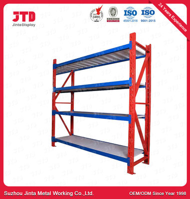 Medium Duty Warehouse Storage Racks 4 Layer 200KG Load Long Span