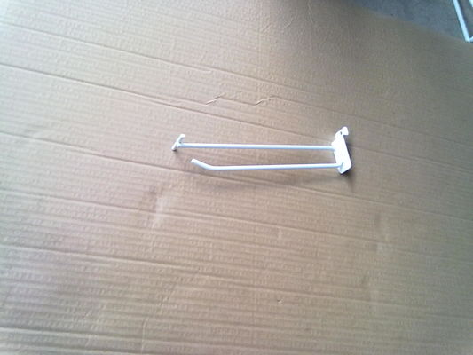 Steel Single Or Double Hooks For Supermarket Shelf SGS Certificate