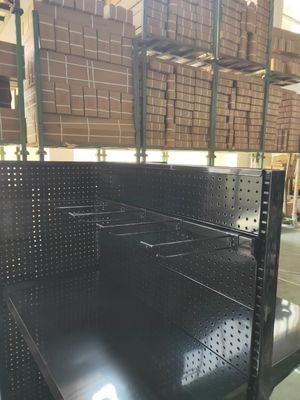 Steel Single Or Double Hooks For Supermarket Shelf SGS Certificate