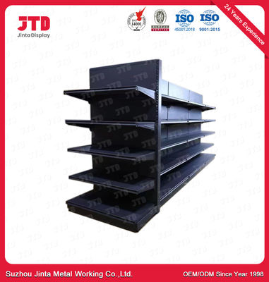 Cosmetic Supermarket Display Shelf With Acrylic Side Boards
