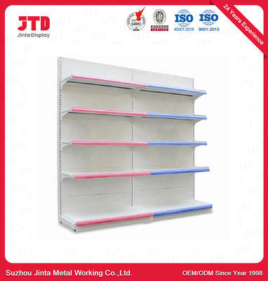 Customized Metal Supermarket Gondola Display Shelving Rack Shelf