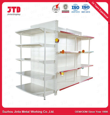 Customized Metal Supermarket Gondola Display Shelving Rack Shelf