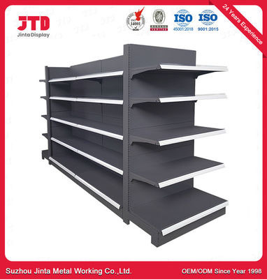Powder Coated Grocery Store Shop Display Shelving Gondola Supermarket Shelving