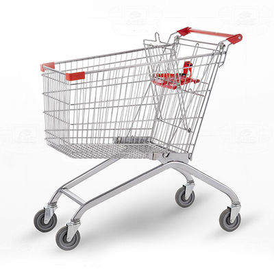Supermarket And Stores Metal Shopping Trolleys Carts With Wheels