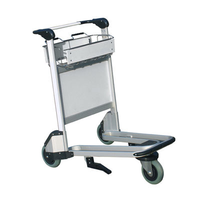 Customized Metal Airport Luggage Trolley Ground Passenger Baggage Airport Trolley 3 Wheel Cart