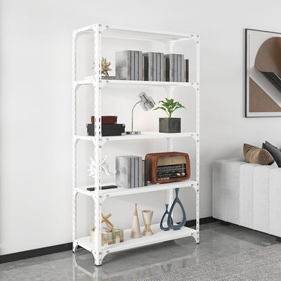 Customized Garage Storage Boltless Metal Shelving 5 Tiers Heavy Duty Steel Racking Unit