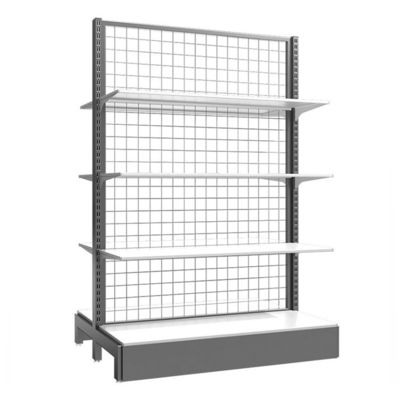 Wire Mesh Supermarket Gondola Display Rack Shelf Grocery Wire Display Shelving