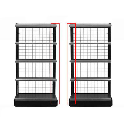 Rectangular Wire Mesh Display Rack Shelving Retail Store Wire Mesh Display Shelves