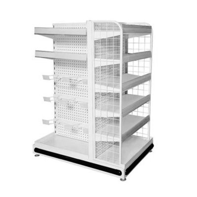 Supermarket Wire Mesh Display Rack Shelving Wire Mesh Display Shelves For Retail Stores