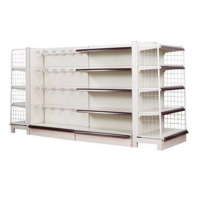 Retail Store Grid Panel Metal Wire Shelf Gondola Iron Hole Mesh Display Rack
