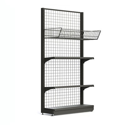 Customized Wire Mesh Supermarket Shelf Retail Store Snack Shop Wire Display Shelves