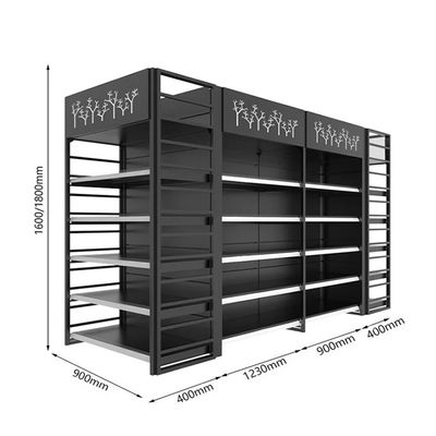 Grocery Store Display Racks / Gondola Shelves For General Store Supermarket Shelf