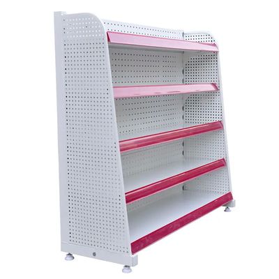 Free Standing Metal Gondola Display Rack For Shop Store Supermarket Equipment