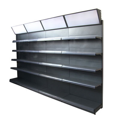 Gondola Convenience Store Shelf Heavy Duty Supermarket Metallic Shelves Display Racks OEM