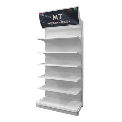 Gondola Convenience Store Shelf Heavy Duty Supermarket Metallic Shelves Display Racks OEM