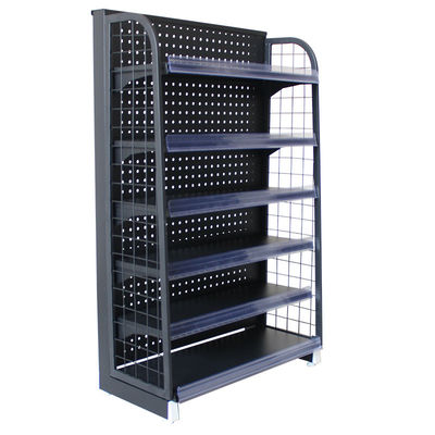 Free Standing Metal Gondola Display Rack For Shop Store Supermarket Equipment