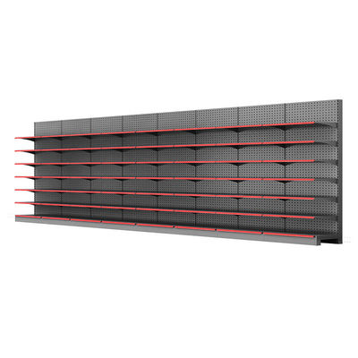 Customized Grocery Store Display Racks 5 Layers Supermarket Gondola Metal Display Shelf
