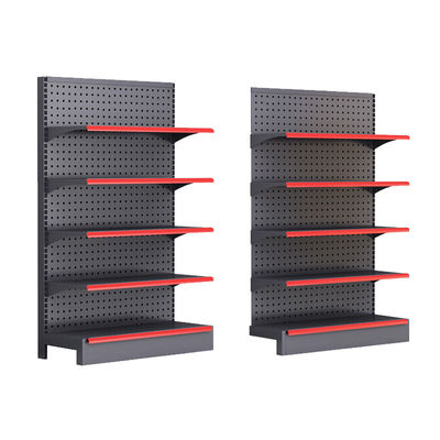Customized Grocery Store Display Racks 5 Layers Supermarket Gondola Metal Display Shelf