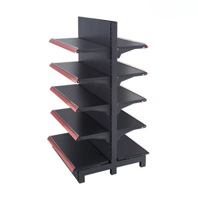 Supermarket Retail Store Double Sided Gondola Display Shelving Convenience Store Shelf / Rack