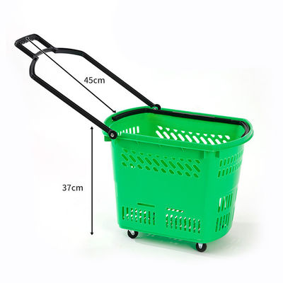 18L  Polypropylene Plastic Trolley Basket For Easy And Convenient Cleaning