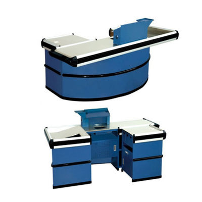 Customized Size Color Logo Supermarket Cash Counter Grocery Checkout Counter