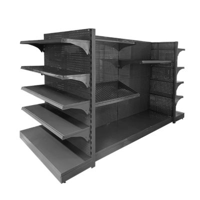 Cold Rolled Steel Retail Supermarket Shelving System With 30-80KG/Layer Load Capacity