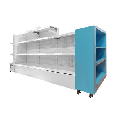 Cold Rolled Steel Supermarket Display Shelving For Customized Display Needs