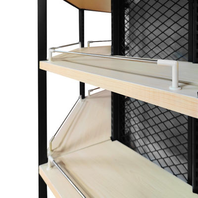 Customized Supermarket Display Shelving Modern Style For Attractive Retail Displays