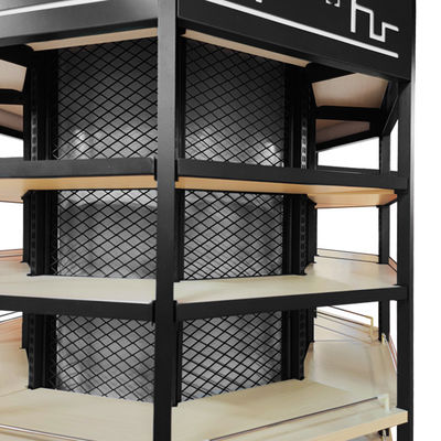 Customized Supermarket Display Shelving Modern Style For Attractive Retail Displays