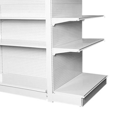 Customized Retail Shelf Display Cold Rolled Steel Supermarket Shelving For Your Storefront