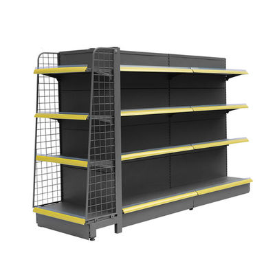 Easy Installation Supermarket Display Shelving With Cold Rolled Steel For Durable
