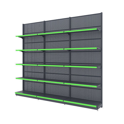 Stable Supermarket Display Shelving With Load Capacity Of 30-80KG/Layer For Storage