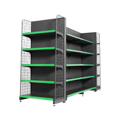 Stable Supermarket Display Shelving With High Load Capacity And Customizable Options